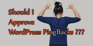 Should I Approve WordPress PingBacks
